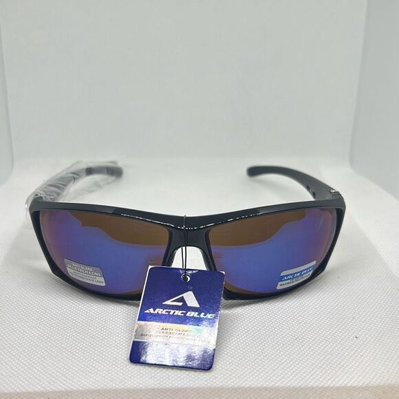 Arctic Blue Mirrored Sunglasses - Picture 3 of 3